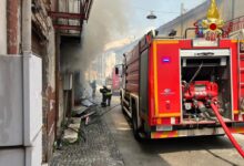 Incendio a Chiusano di San Domenico: fiamme in un’abitazione disabitata, evacuata una scuola