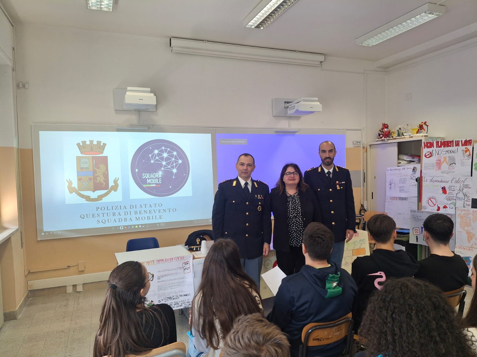 Educare alla prevenzione e orientare per la vita: la Polizia di Stato incontra gli studenti di San Giorgio del Sannio