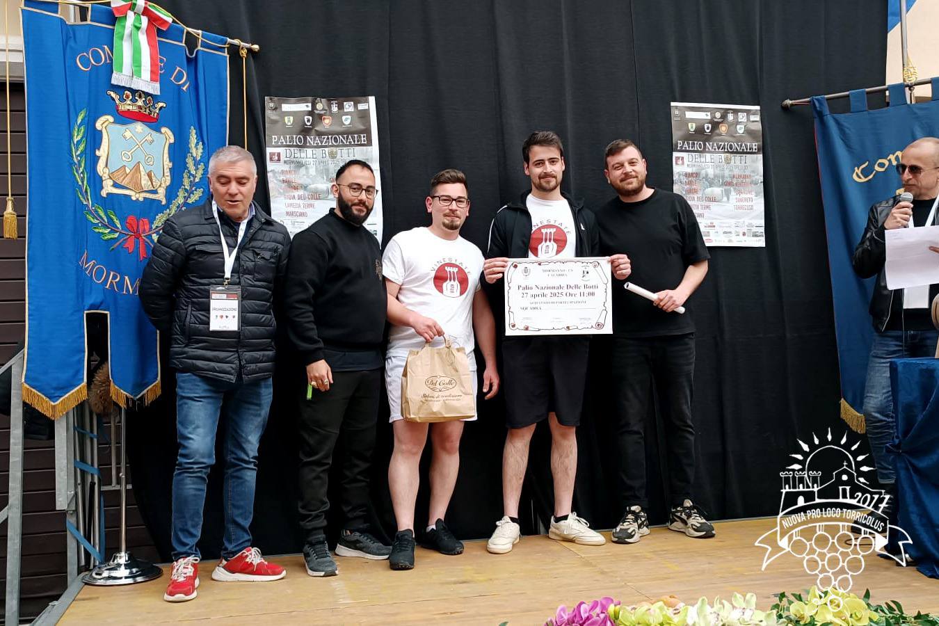 Grande successo della Nuova Pro loco Torricolus Aps al Palio delle Botti delle Città del Vino