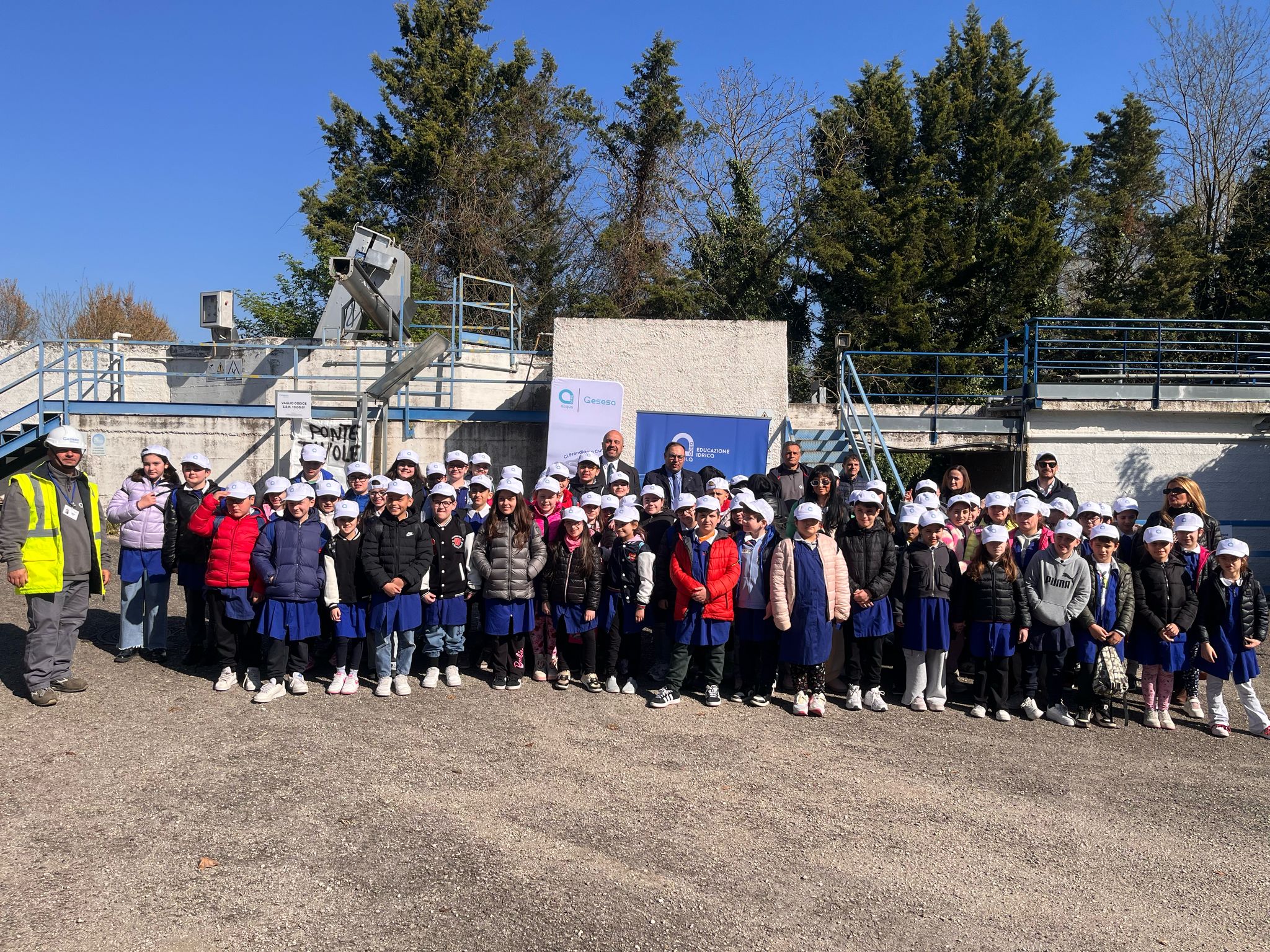 Gesesa, studenti in visita al depuratore di Ponte delle Tavole