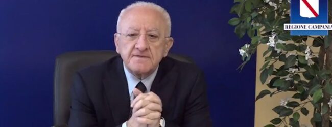 “Campania, De Luca su Fico: nessun veto ma prima va definito il programma”