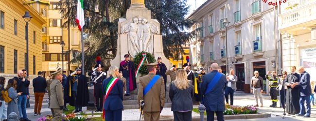 25 aprile, 80° anniversario della Liberazione: cerimonia in via Matteotti ad Avellino