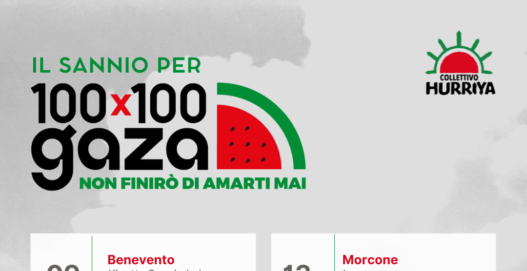 Collettivo Hurriya, una settimana di eventi per riflettere, raccontare e sostenere il popolo palestinese