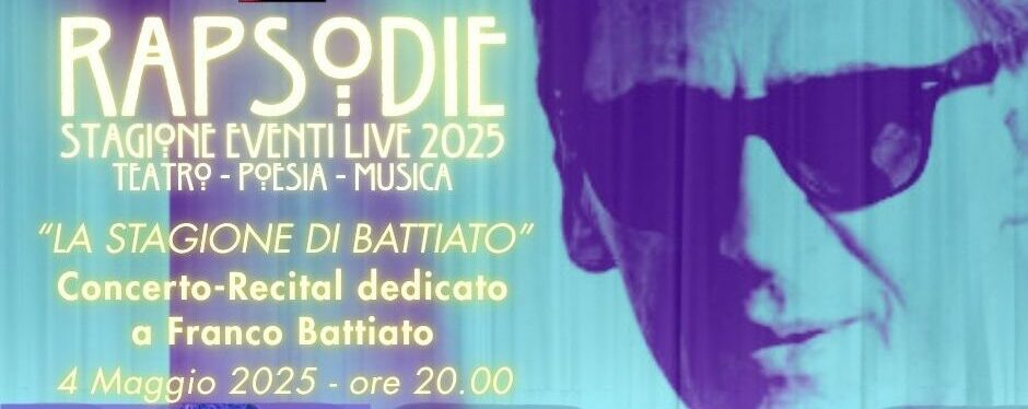 “La Stagione di Battiato” il concerto-recital al Convento San Francesco