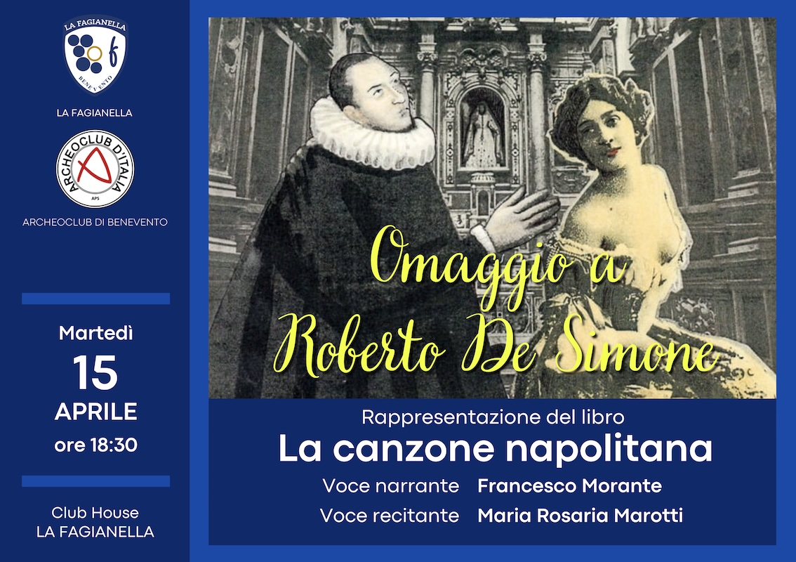 “La canzone napolitana in occasione del Made in Italy”, omaggio a Roberto De Simone