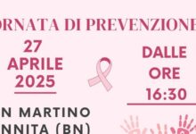 A San Martino Sannita domenica 27 aprile giornata di prevenzione con visite senologiche gratuite