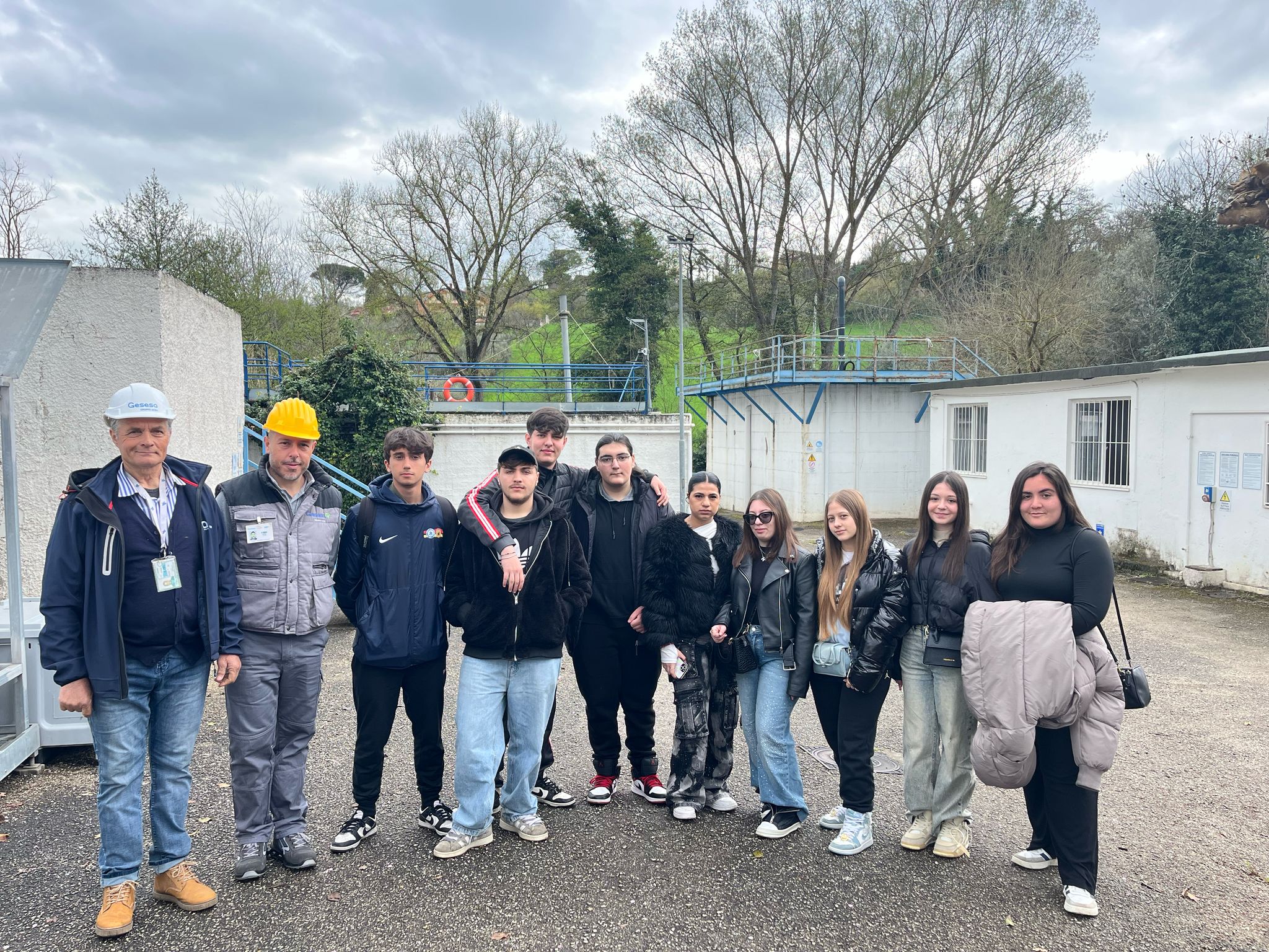 Gli studenti Istituto di Istruzione Superiore “Giuseppe Alberti” e dell’Istituto “Palmieri Rampone Polo” di Benevento in visita all’Impianto di Depurazione di Ponte delle Tavole