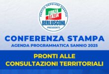 Agenda Sannio 2025, Forza Italia avvia le consultazioni territoriali. Sabato 24 maggio la conferenza stampa