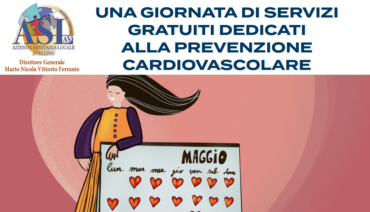 (H) Open Day prevenzione cardiovascolare:  il 27 maggio visite e servizi gratuiti all’Ospedale di Ariano Irpino