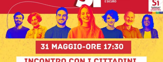 Al Comune di Arpaise sabato 31 Maggio un incontro pubblico con i cittadini in vista del referendum