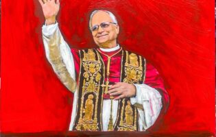 Papa Leone XIV attraverso il fuoco dell’arte di Mangone