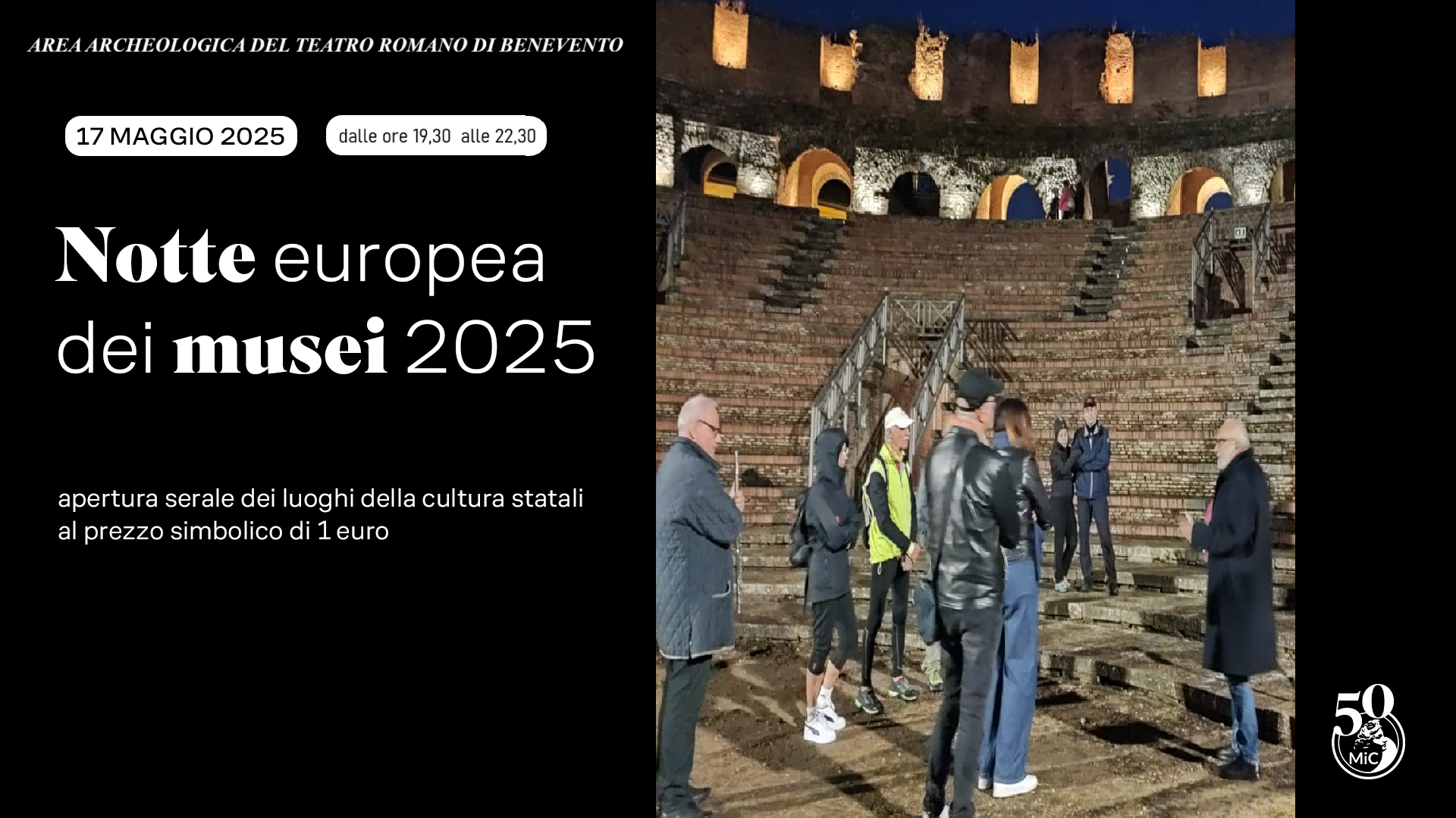 Al Teatro Romano di Benevento la Notte dei Musei