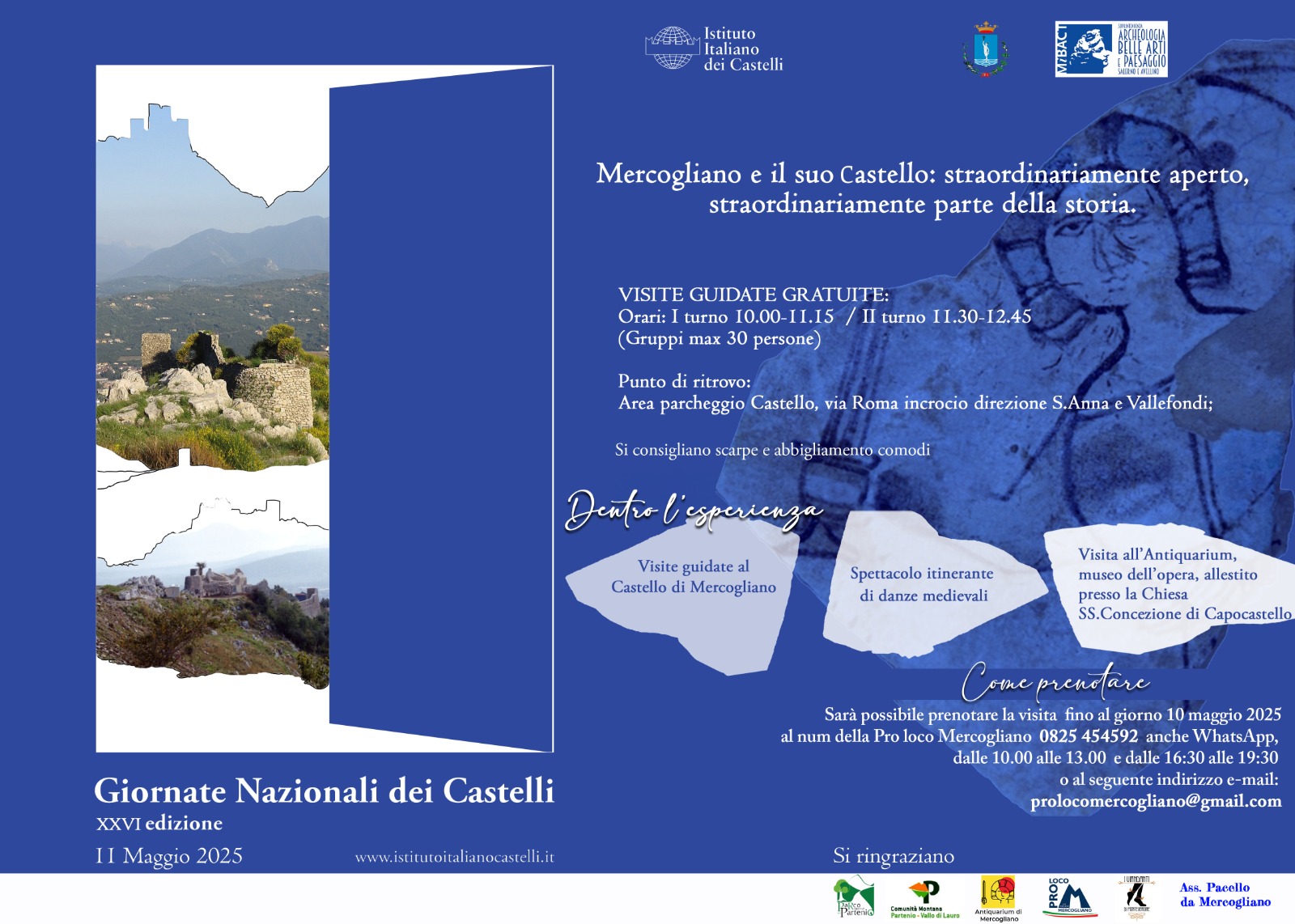XXVI Giornata Nazionale dei Castelli a Mercogliano