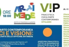 “Radici e Visioni: il viaggio nell’arte delle Officine Artimede”, inaugurazione a Vitulano, presso la Pinacoteca d’Arte Contemporanea ViP