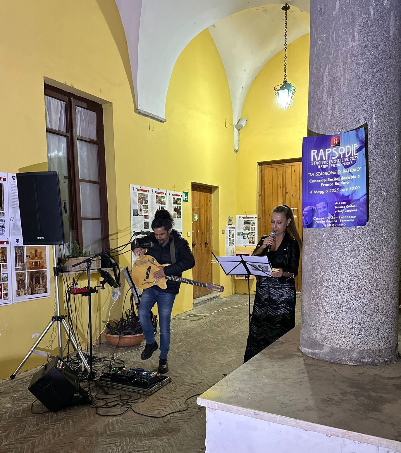 “La Stagione di Battiato” grande successo per la coppia artistica Carbini- Cangiano