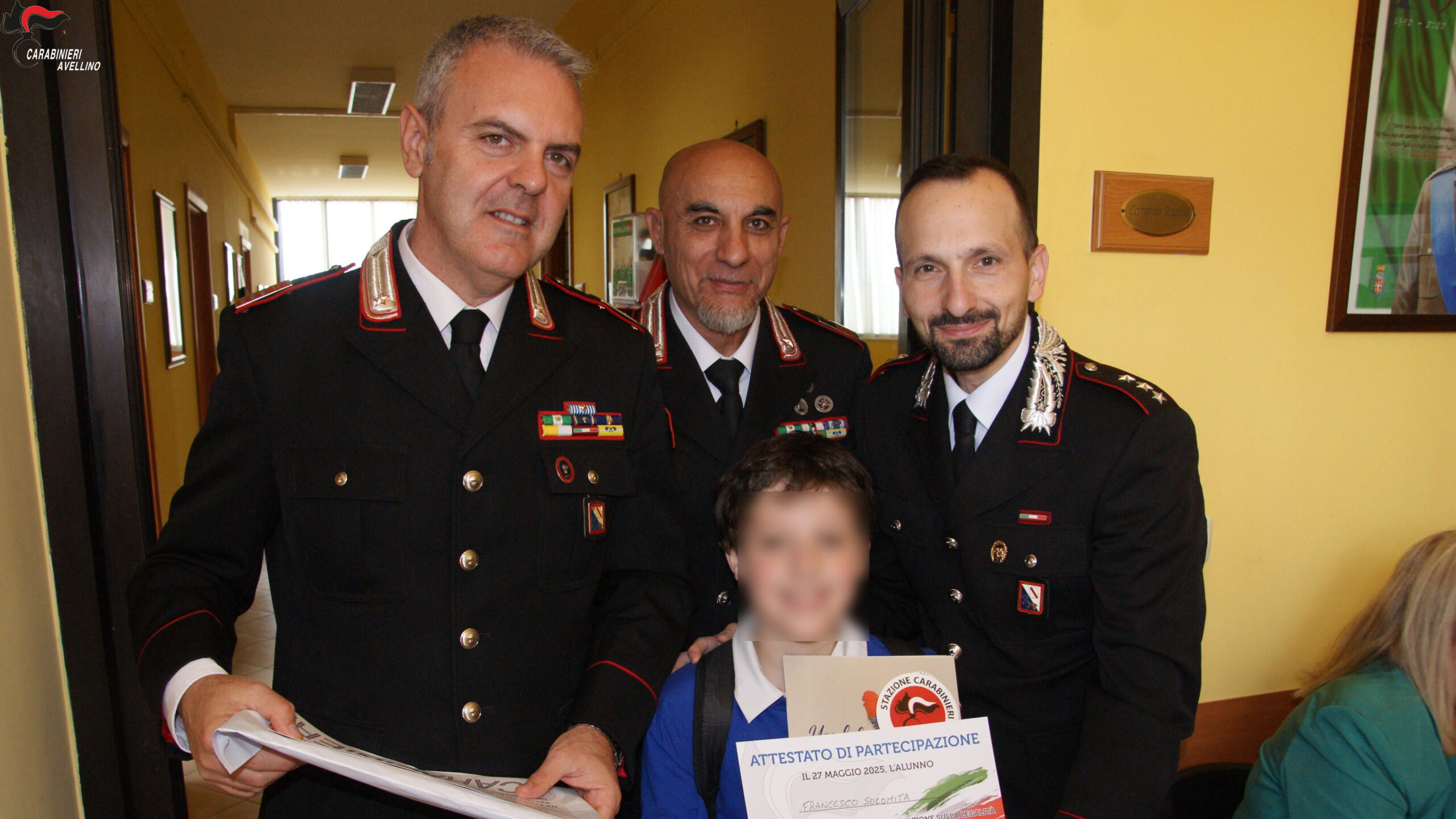 A scuola di legalità: a Mirabella Eclano gli alunni delle scuole elementari di Gesualdo diventano Carabinieri per un giorno
