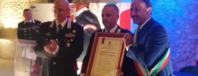 Cittadinanza onoraria all’Arma dei Carabinieri a Montefusco
