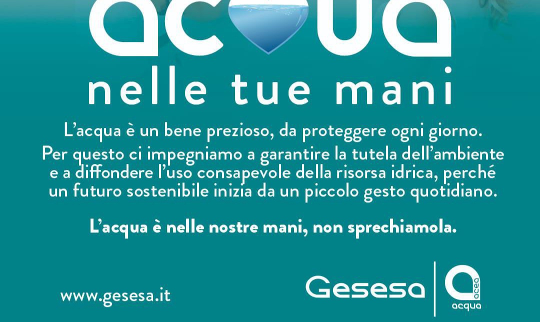 GESESA: al via la Campagna sul Risparmio Idrico – Estate 2025