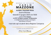 All’Istituto Lucarelli la quarta edizione della Borsa di Studio “Carlo Mazzone Global Teacher Prize”