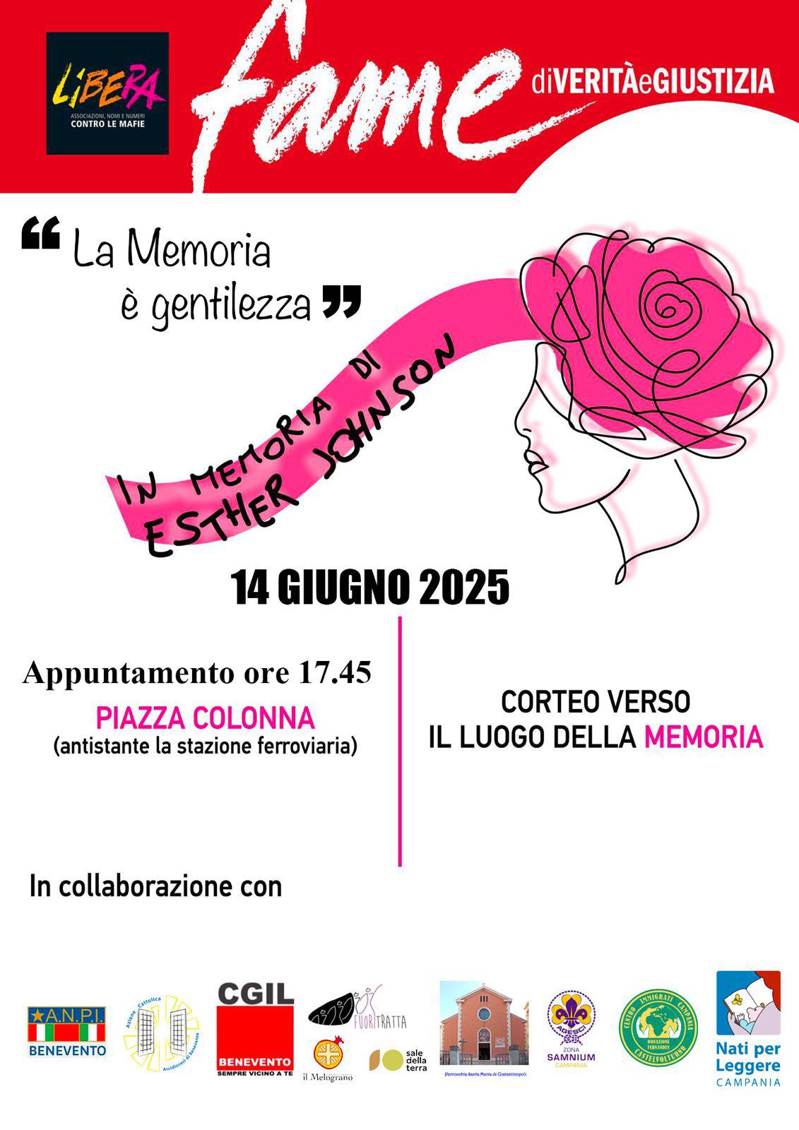 Locandina – In memoria di Esther