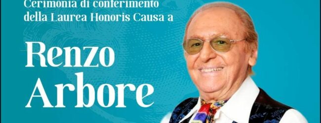 Laurea Honoris Causa per Renzo Arbore: cerimonia al Teatro Comunale di Benevento