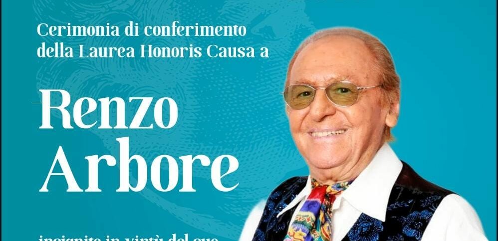 Laurea Honoris Causa per Renzo Arbore: cerimonia al Teatro Comunale di Benevento