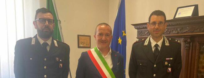 Sant’Angelo a Cupolo, il Sindaco De Pierro incontra l’Arma