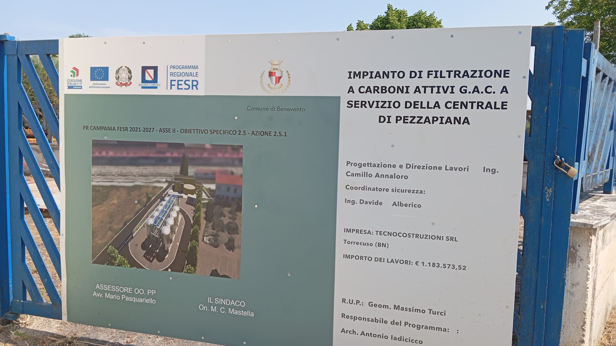 centrale idrica pezzapiana