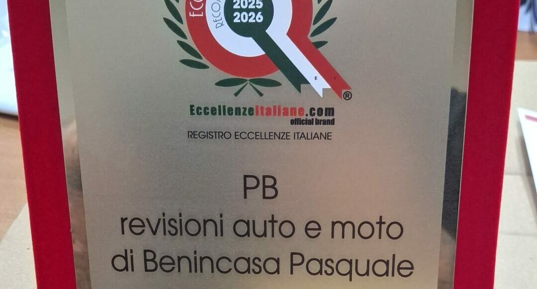 Eccellenze Italiane, premiata “PB Revisioni Auto e Moto” di Pasquale Benincasa