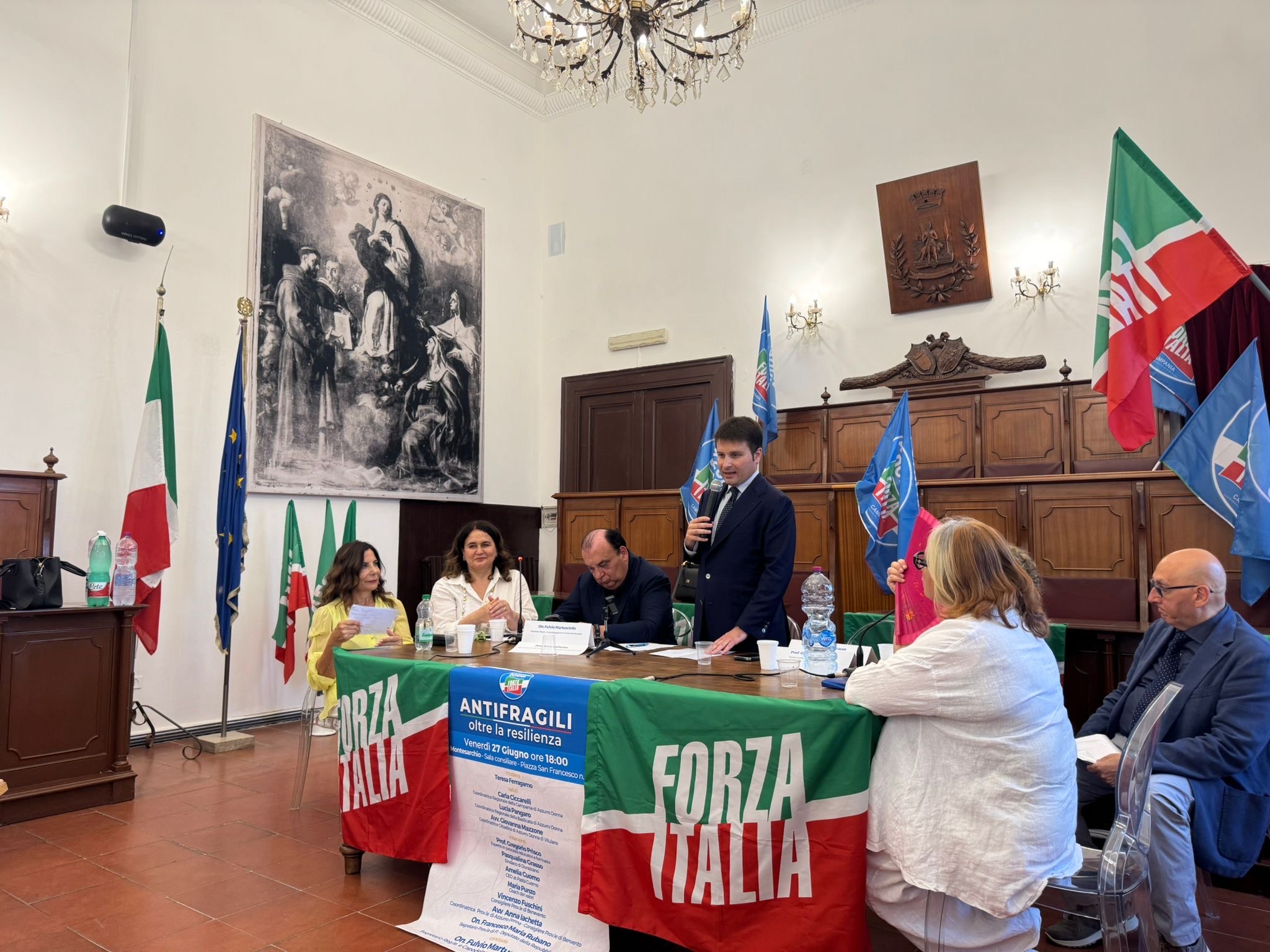 Montesarchio, grande partecipazione al convegno promosso da Anna Iachetta (Azzurro Donna). Martusciello e Rubano: “Le donne in Forza Italia non una quota ma protagoniste”