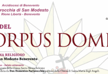 Da venerdì 20 a domenica 22 giugno la Chiesa di San Modesto di Benevento celebrerà la solennità del Corpus Domini.