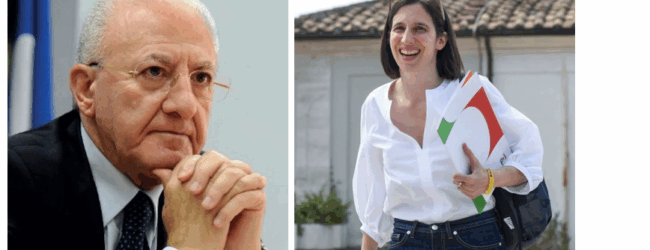 De Luca-Schlein, timidi approcci di intesa