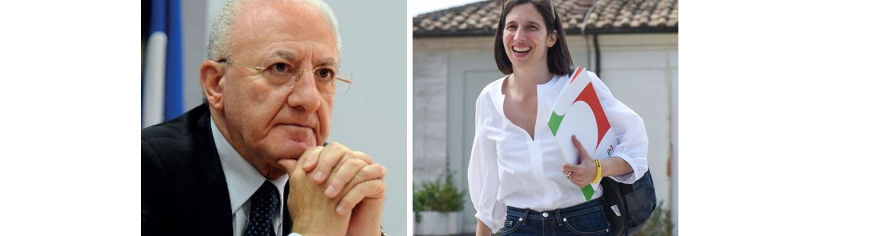 De Luca-Schlein, timidi approcci di intesa