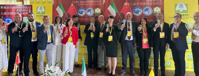 Un ponte fra la Campania e la Cina per promuovere le eccellenze agroalimentari