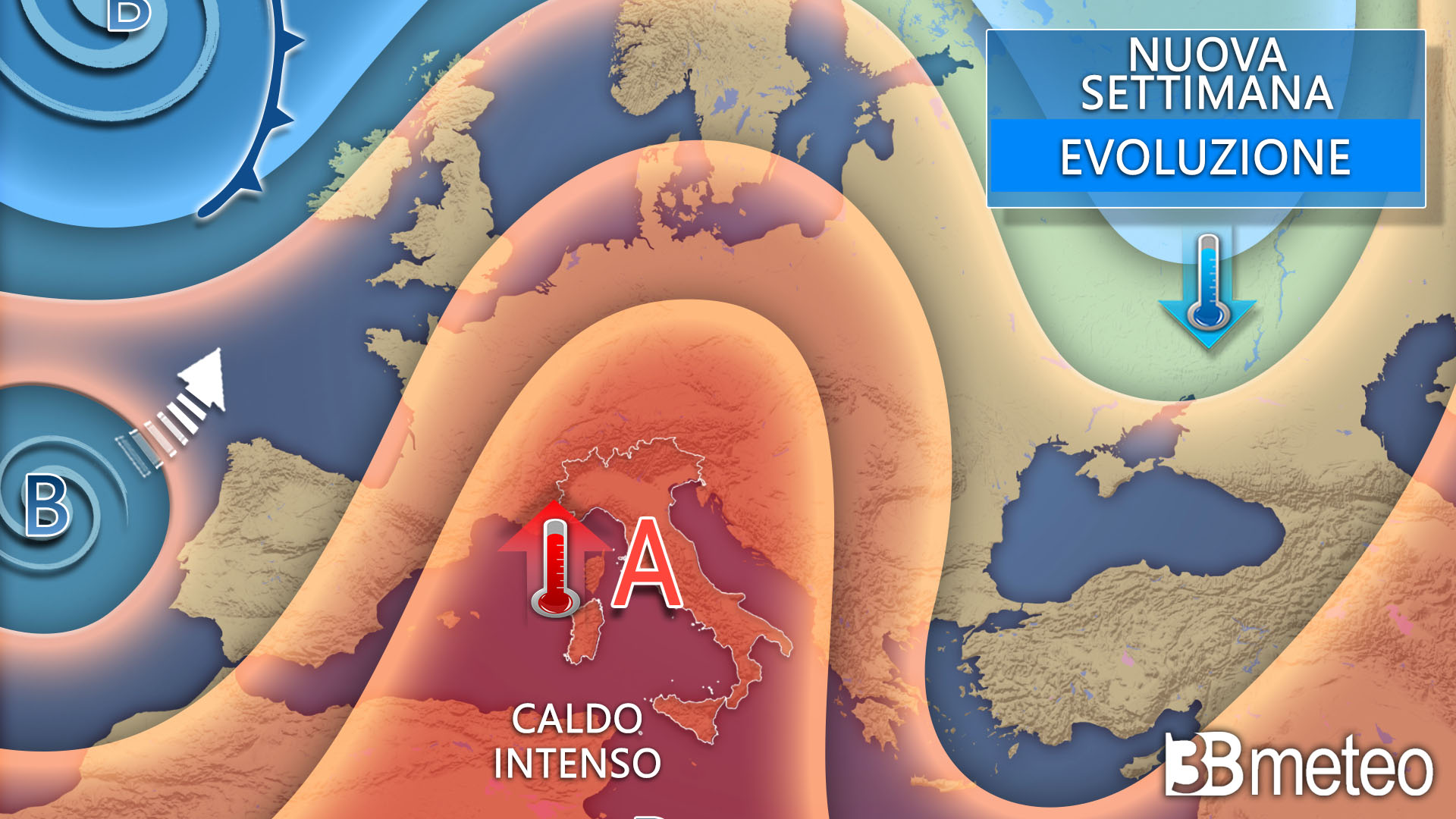 “Arriva l’anticiclone africano, punte di 36-38°C”, arriva l’anticiclone africano