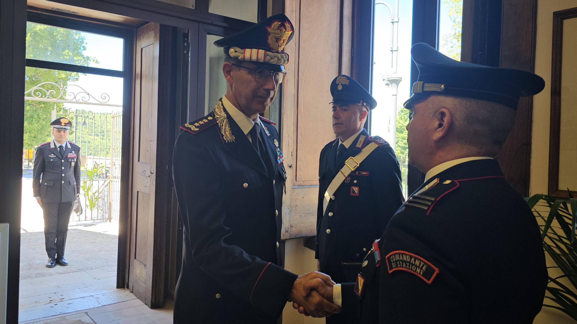 Il Vice Comandante Generale dell’Arma, Gen. C.A. Marco Minicucci, in visita alle Stazioni Carabinieri di Montefusco e Montemiletto