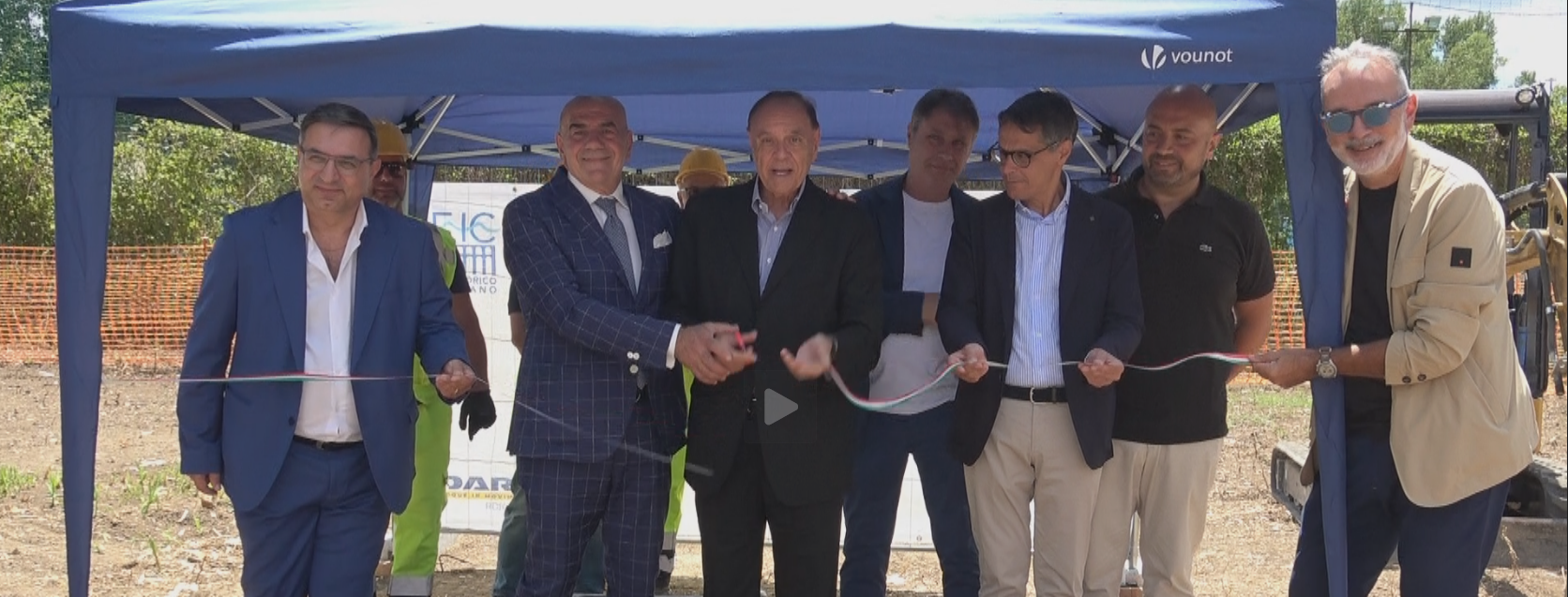 Depuratore di Cretarossa, posa della prima pietra: un passo concreto per l’ambiente e il futuro di Benevento