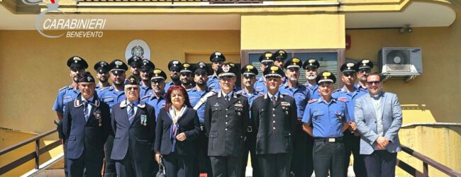 Val Fortore, il generale di divisione Canio Giuseppe La Gala in visita alla compagnia Carabinieri di San Bartolomeo in Galdo