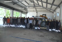 Il Presidente Lombardi in visita all’ Antincendio boschivo di Piano Cappelle