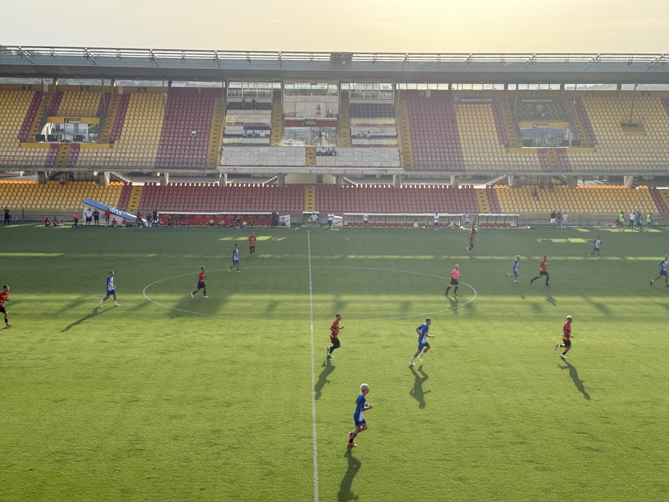 Benevento, 7 gol in amichevole all’Equipe Campania