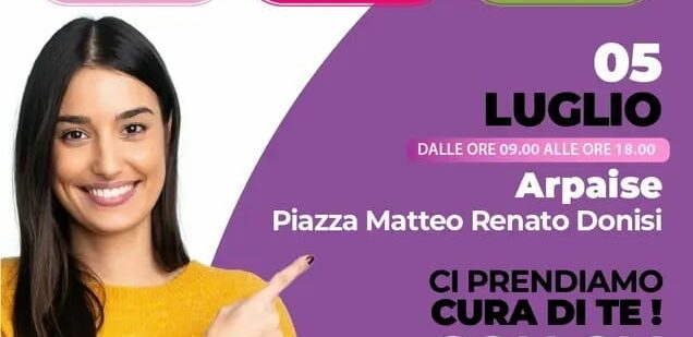 Ad Arpaise la Campagna di Prevenzione Gratuita dell’ASL di Benevento, con gli screening oncologici