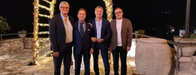 Festa di pensionamento per Stanislao Giardiello, ingegnere capo dei Comuni di Apice e San Leucio del Sannio