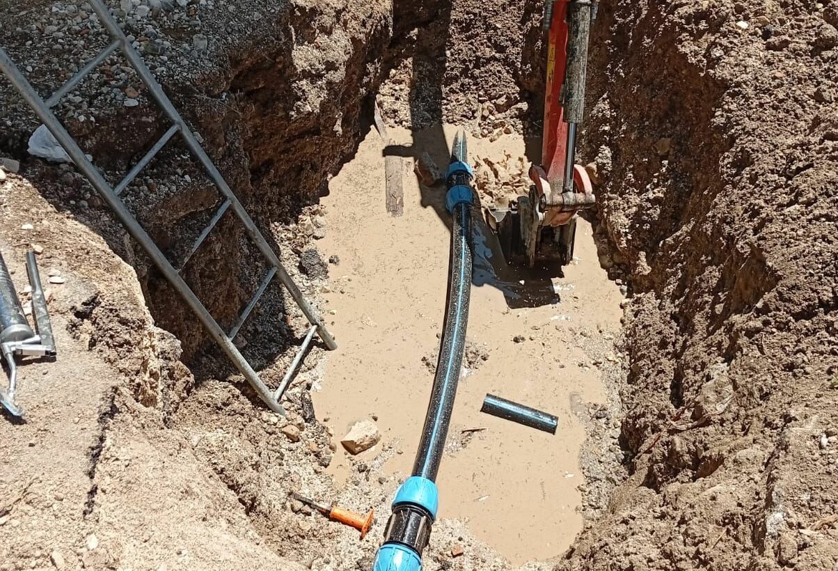 Riparata la condotta a Piesco, GESESA: “Intervento prioritario concluso, acqua di nuovo disponibile”