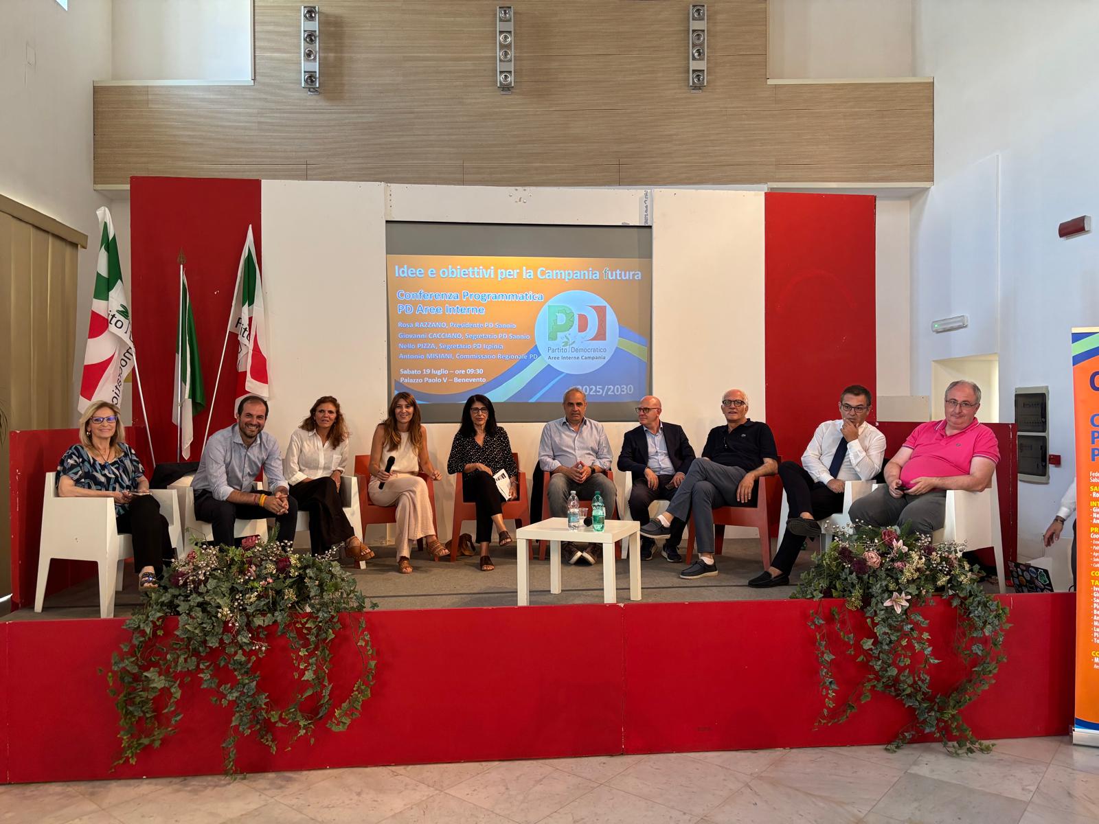 Conferenza programmatica Pd Aree interne: un successo la manifestazione di sabato scorso a Benevento