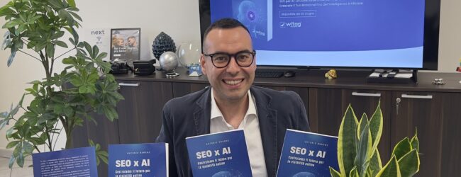 Il futuro della visibilità online: Antonio Barone ha presentato il libro “SEO x AI”