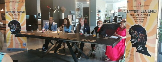 “Battisti Legend” il 18 luglio al Teatro Romano di Benevento