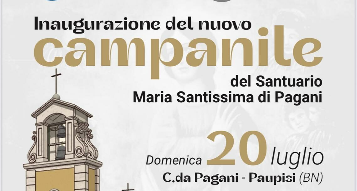 Restaurato il Campanile del Santuario Maria SS. di Pagani, il 20 luglio l’inaugurazione