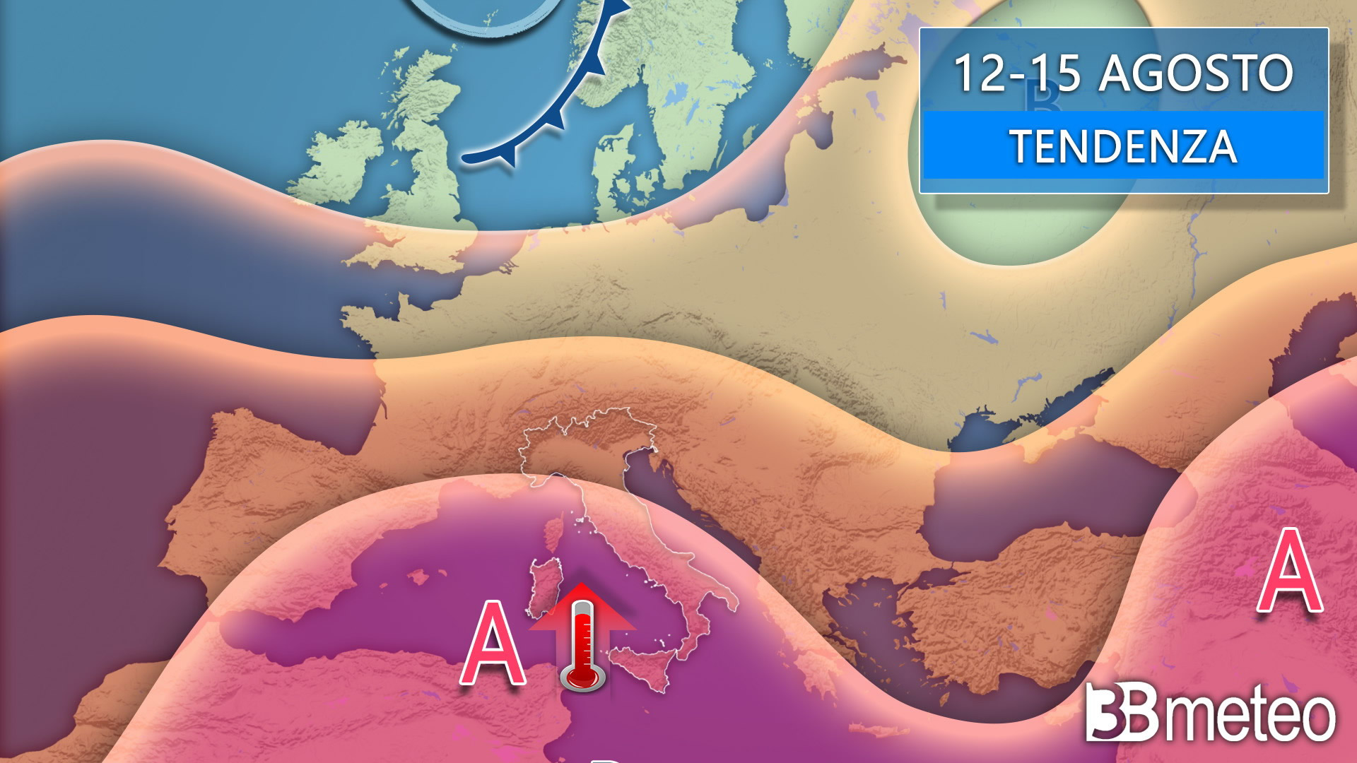 Nuova ondata di caldo sull’Italia, picchi sino a 37/39°C dal weekend
