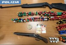 Due arresti a Benevento per arma illegale e spaccio di droga