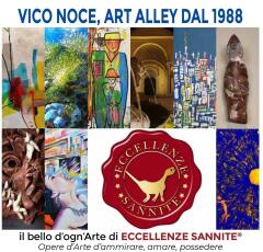 Benevento, Vico Noce: la città si rispecchia nell’arte